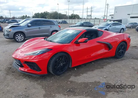 2022 Chevrolet Corvette Stingray Rwd 2Lt z USA, uszkodzony, nr VIN 1G1YB2D40N5116632